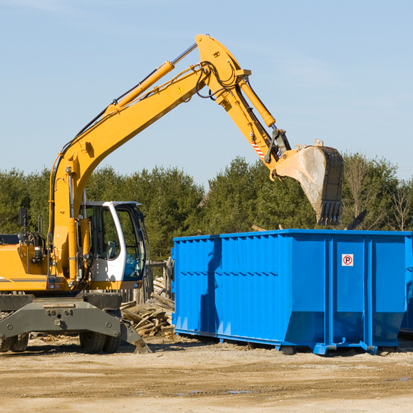 how many times can i have a residential dumpster rental emptied in Redwood